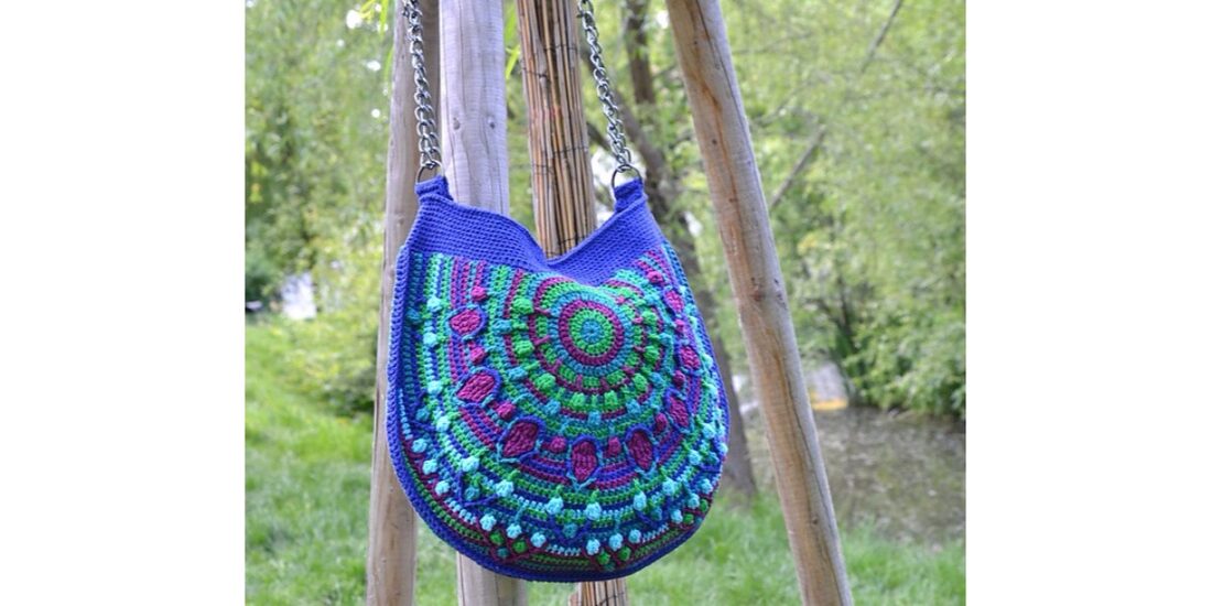 Peacock bag crochet pattern sale